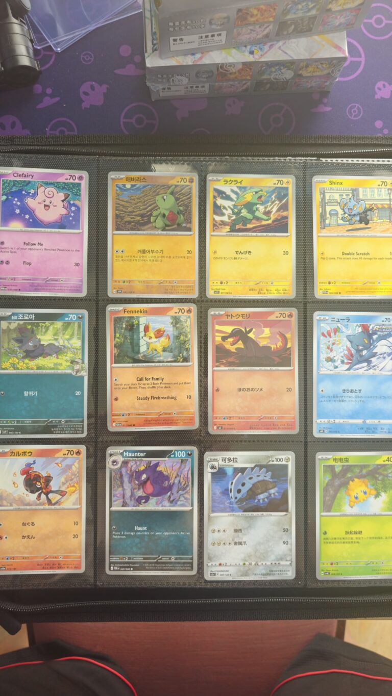 MidnightPullsJP Gen 1-9 Pokemon Binder Page