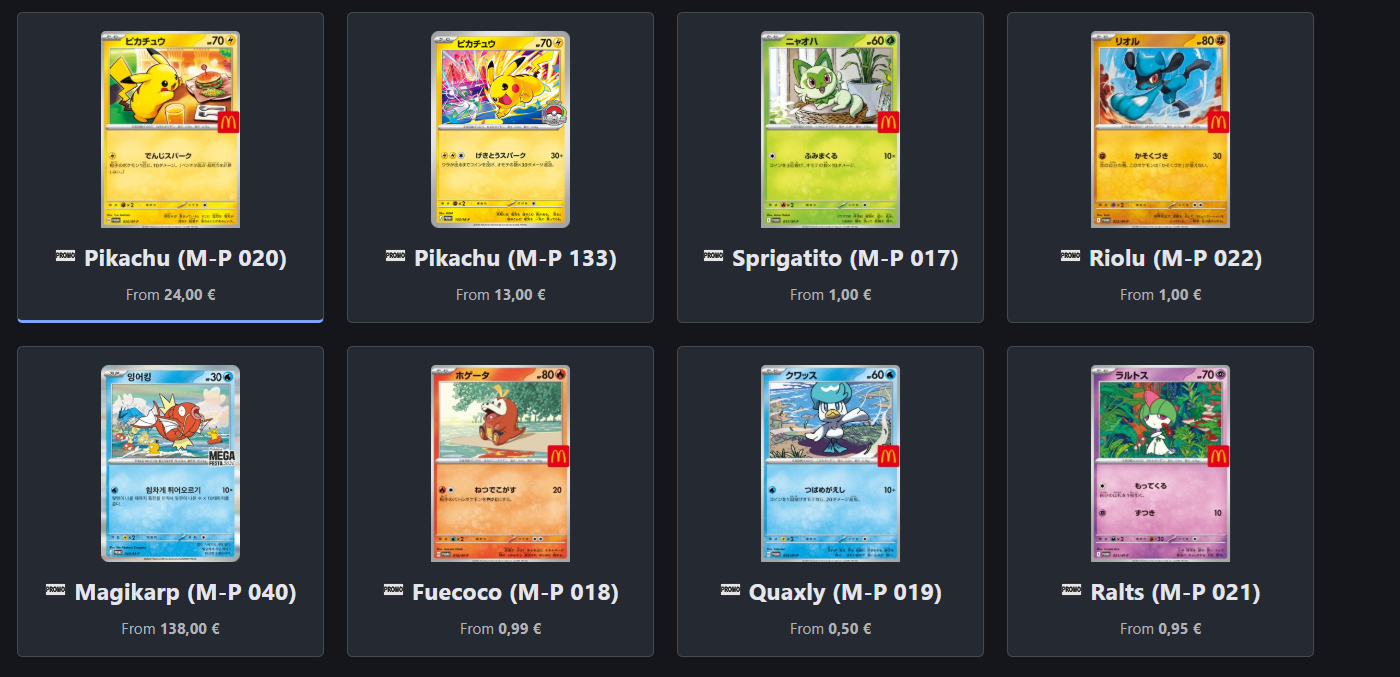 MidnightPullsJP McDonald's Mega Evolution Promos