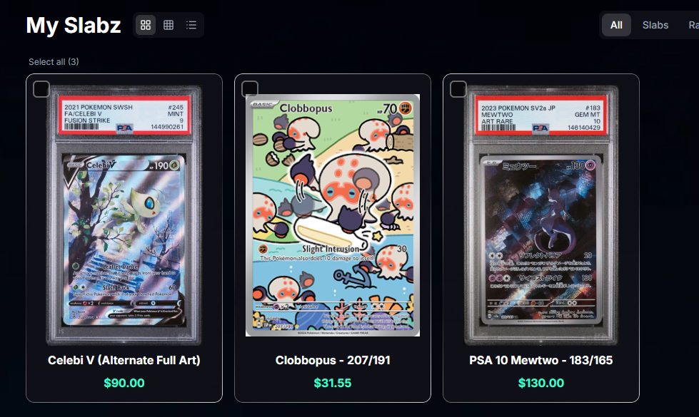 MidnightPullsJP Gacha Slabz Collection